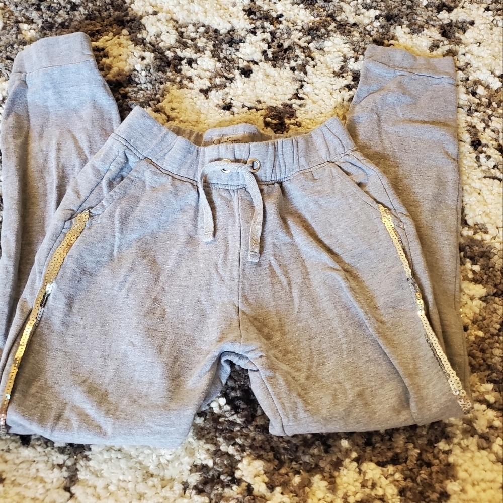 Jessica Simpson Girls Grey Joggers Medium